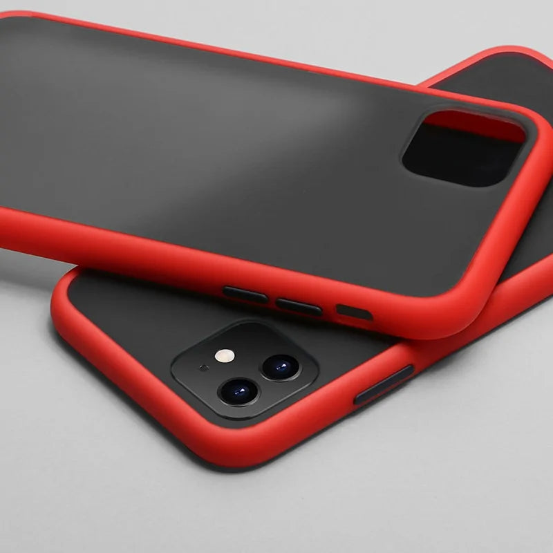 Shockproof Transparent Silicone iPhone Case