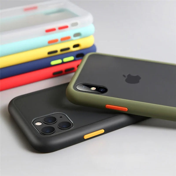 Shockproof Transparent Silicone iPhone Case