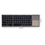 Wireless Folding Bluetooth Keyboard