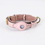 Leather Airtag Dog Collar