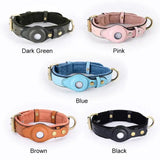 Leather Airtag Dog Collar