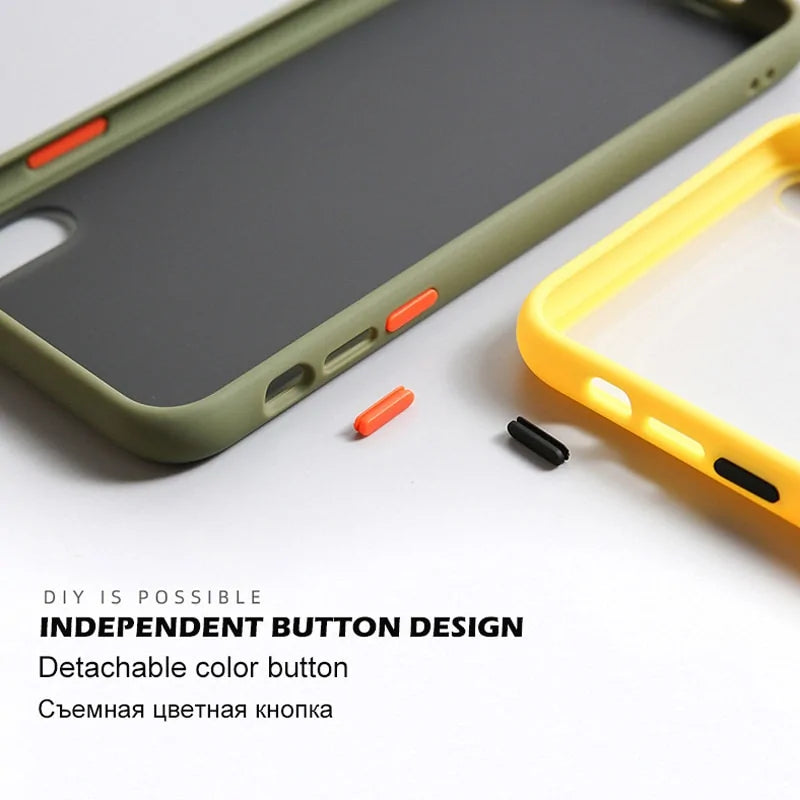 Shockproof Transparent Silicone iPhone Case