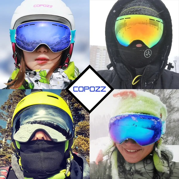 Anti-Fog Ski Goggles