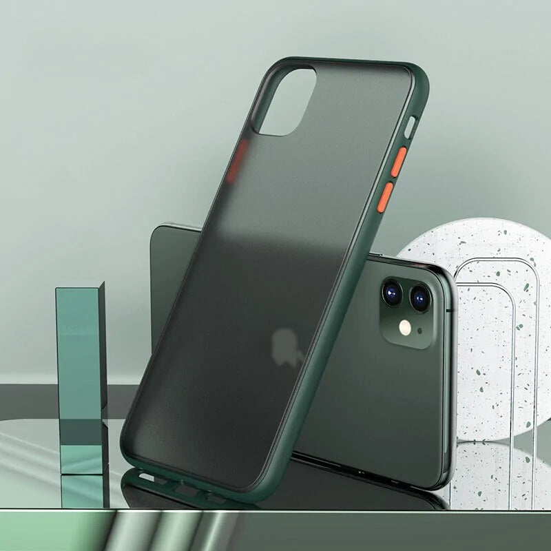 Shockproof Transparent Silicone iPhone Case